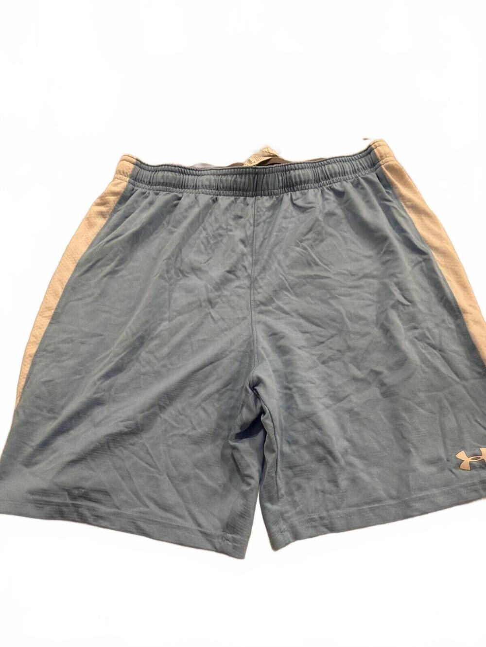 Under Armour Boys Light Blue Loose HeatGear Shorts YXL